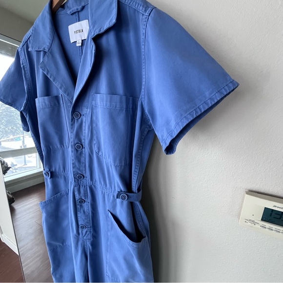 PISTOLA Grover Jumpsuit in Ocean Blue. Casual & Chic. NWOT Size Large (fit 8-12) - Picture 5 of 16